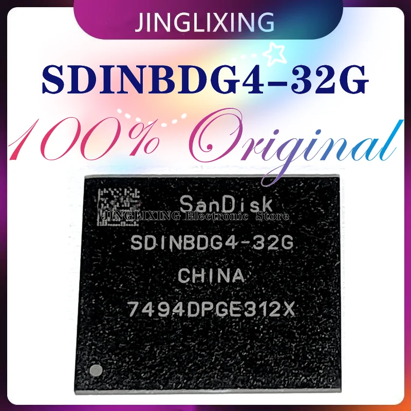  SDINBDG4-32G SDINBDG4 32G BGA153 EMMC 5.1 32GB , 1 /Ʈ, ǰ